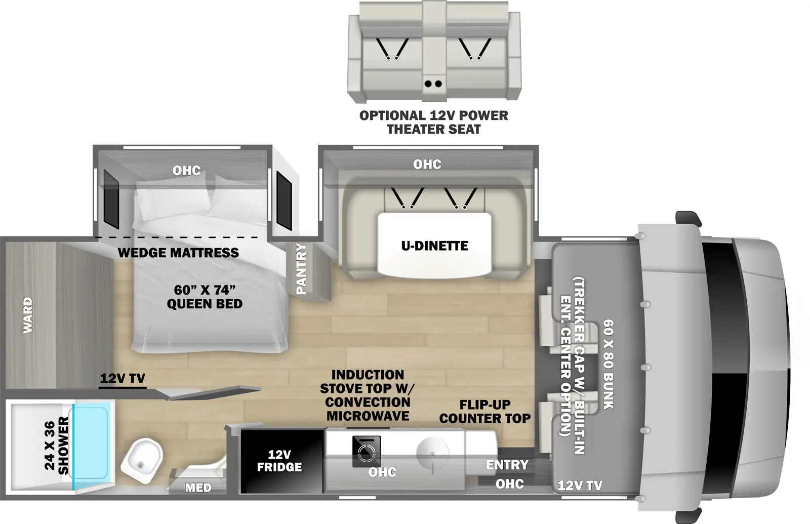 Sunseeker Mbs 2400DSB Floorplan